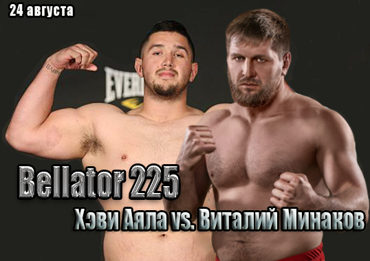 Бой Виталий Минаков - Хэви Аяла на турнире Bellator 225
